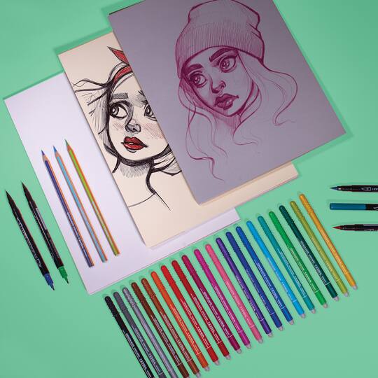 Lyra Graduate Fineliner Marker Set Tin